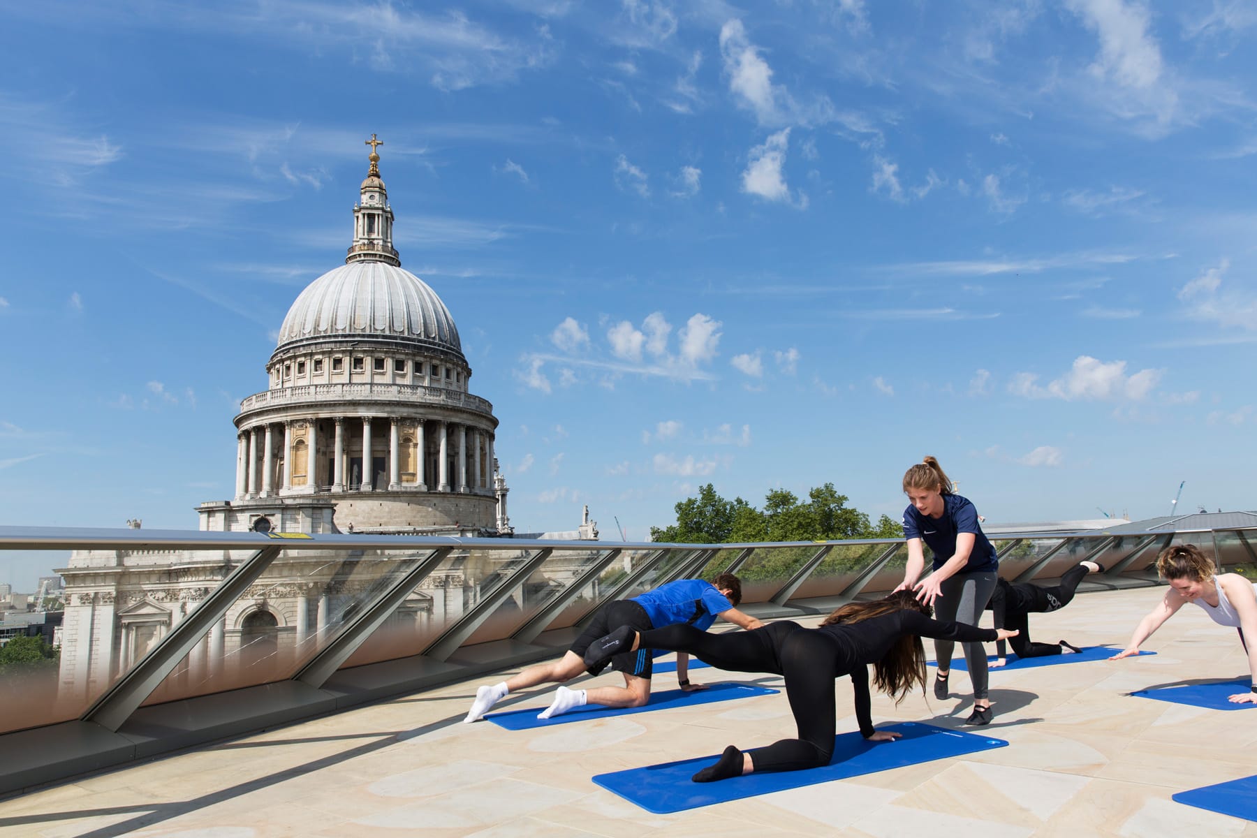 Pure Sports Medicine Pilates on rooftop