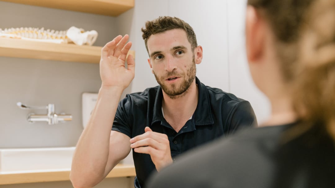 close up of clinician in assessment